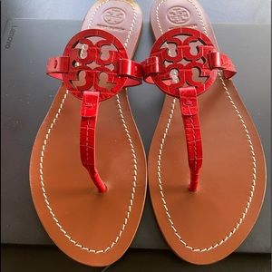 Brand New Tory Burch Exotic Red